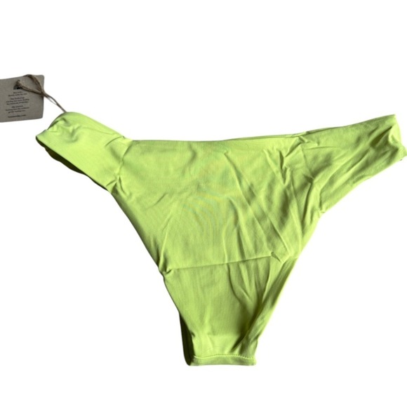 Toast Swim X Free People Signature Low Rise Hipster Bikini Bottom Daiquiri Green - Picture 4 of 7